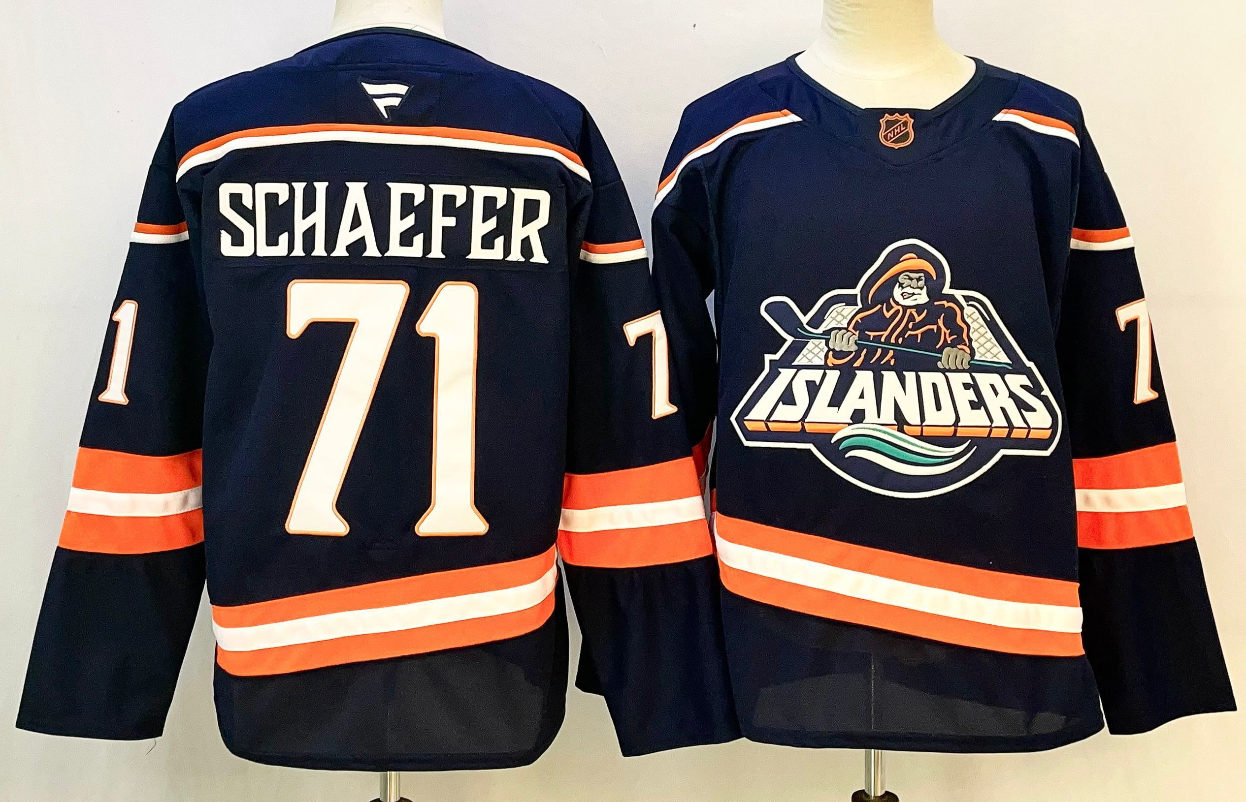 Men NEW York Islanders #71 Schaefer Dark Blue 2026 Adidias NHL Jersey style 001